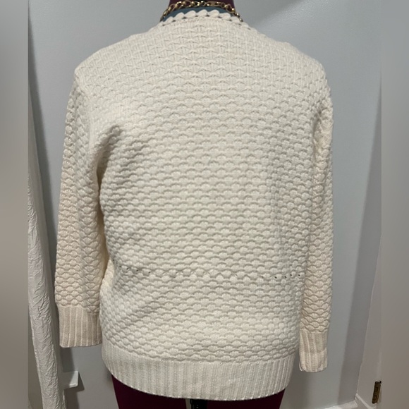 The Limited Women’s Size XL Cardigan Sweater.  Color is Off White. - Picture 3 of 3